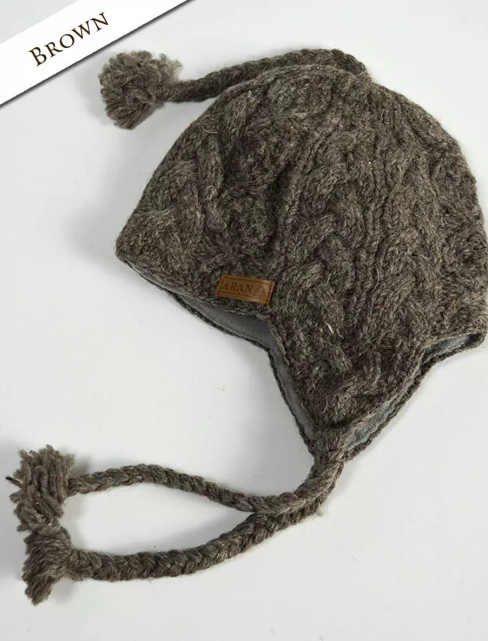 aran_cable_hat_with_ear_flaps_4-1.webp Cheap Aran Cable Hat with Ear Flaps Women Irish Wool Hats | Caps & Hats
