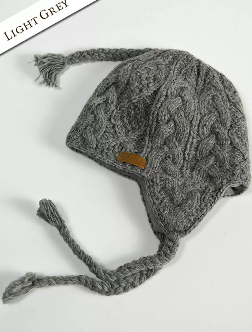 aran_cable_hat_with_ear_flaps_5-1.webp Cheap Aran Cable Hat with Ear Flaps Women Irish Wool Hats | Caps & Hats