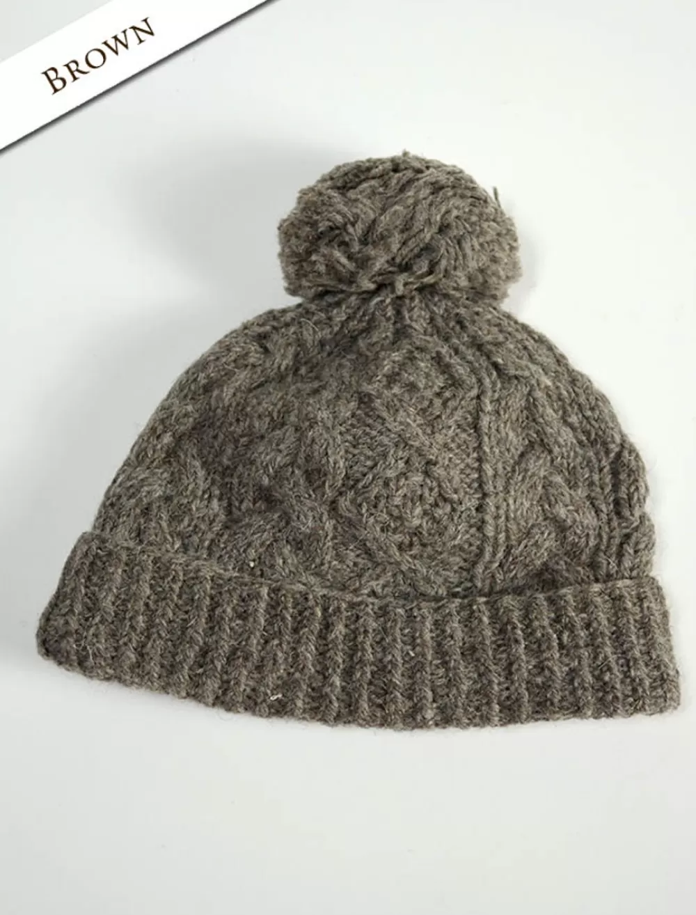 aran_fleece_lined_rib_cap_with_bobble_10-3.webp Cheap Aran Fleece Lined Rib Cap with Bobble Irish Wool Hats