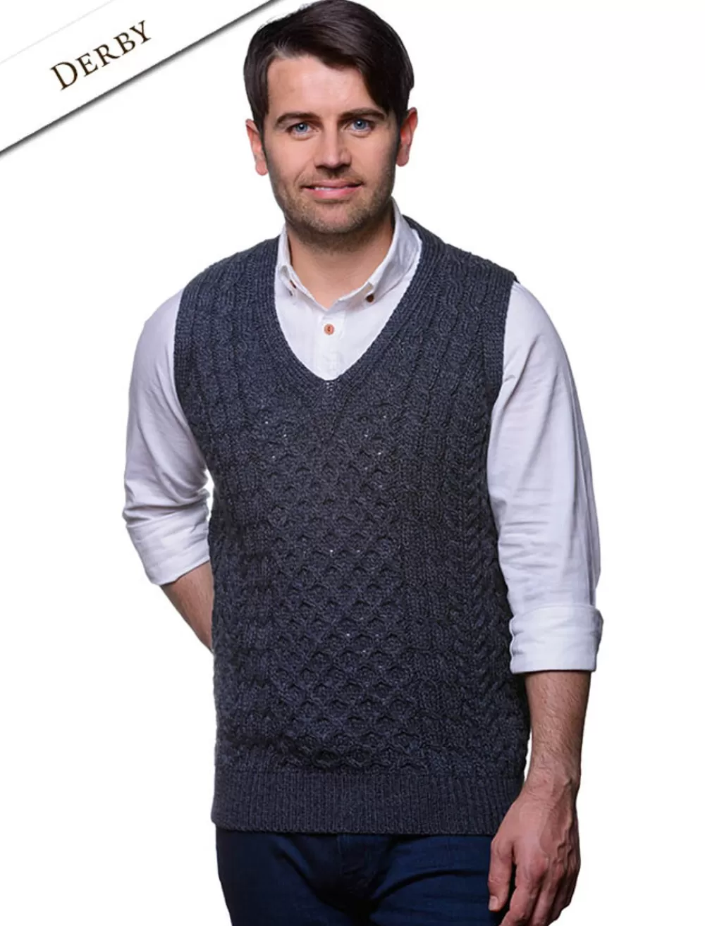 aran_vneck_slipover_sweater_3-1.webp Cheap Aran V-Neck Slipover Sweater Cardigans, Jackets & Coats