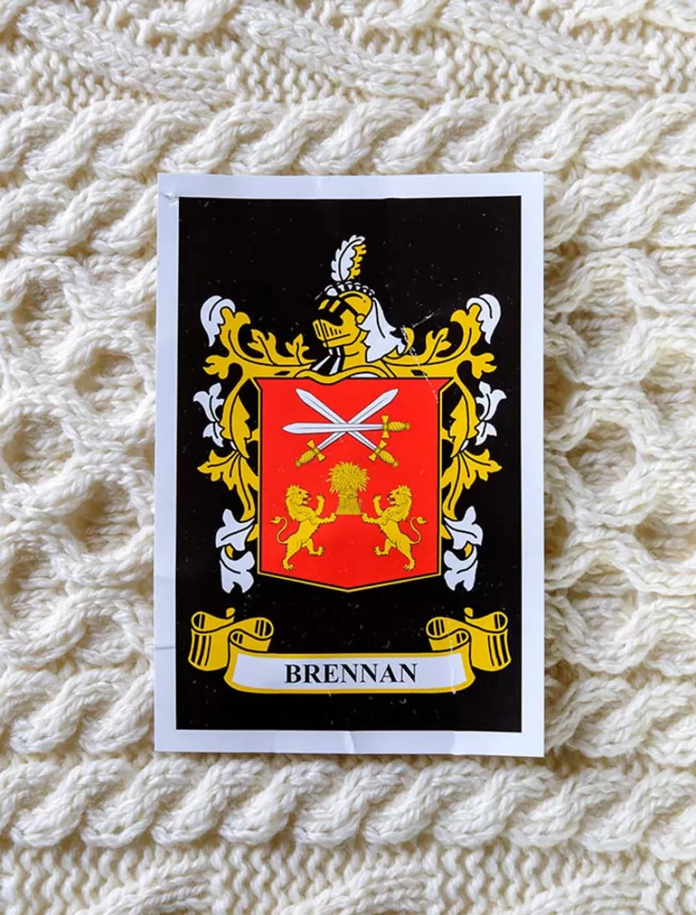 Cheap Brennan Clan Throw, Wool Throw, Irish Throw, Throw Over, Sofa Throw Clan Throws