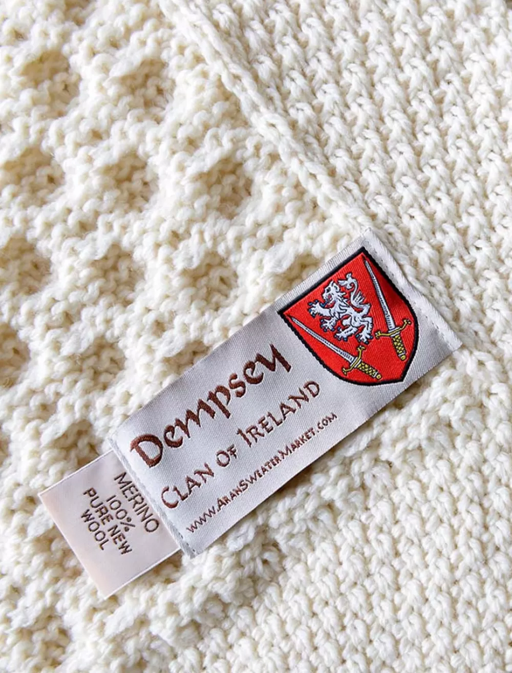 Outlet Dempsey Clan Throw, Wool Throw, Irish Throw, Throw Over, Sofa Throw Clan Throws