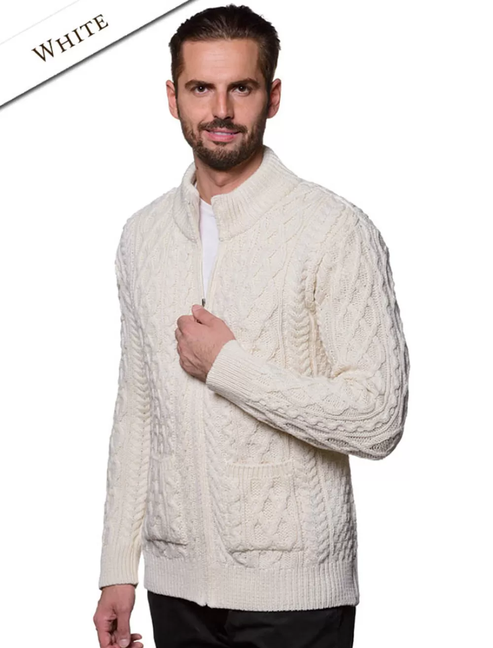 diamond_and_cable_knit_zip_cardigan_with_pockets__glenaran_9-1.webp New Diamond and Cable Knit Zip Cardigan with Pockets | Cardigans, Jackets & Coats