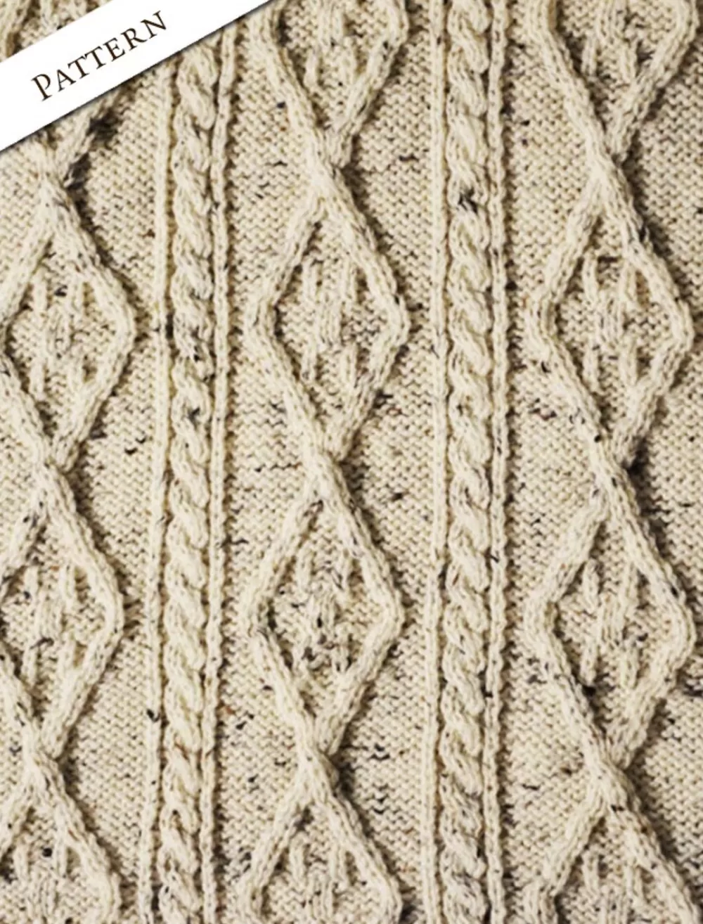 New Diamond Aran Throw Knitted Wool Throws