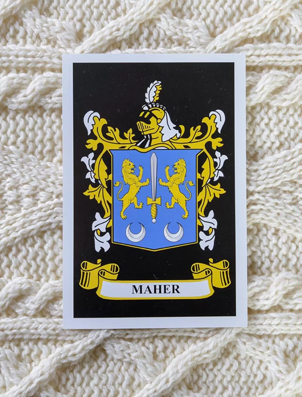 Store Maher Clan Throw, Wool Throw, Irish Throw, Throw Over, Sofa Throw, Sullivan Clan Throws