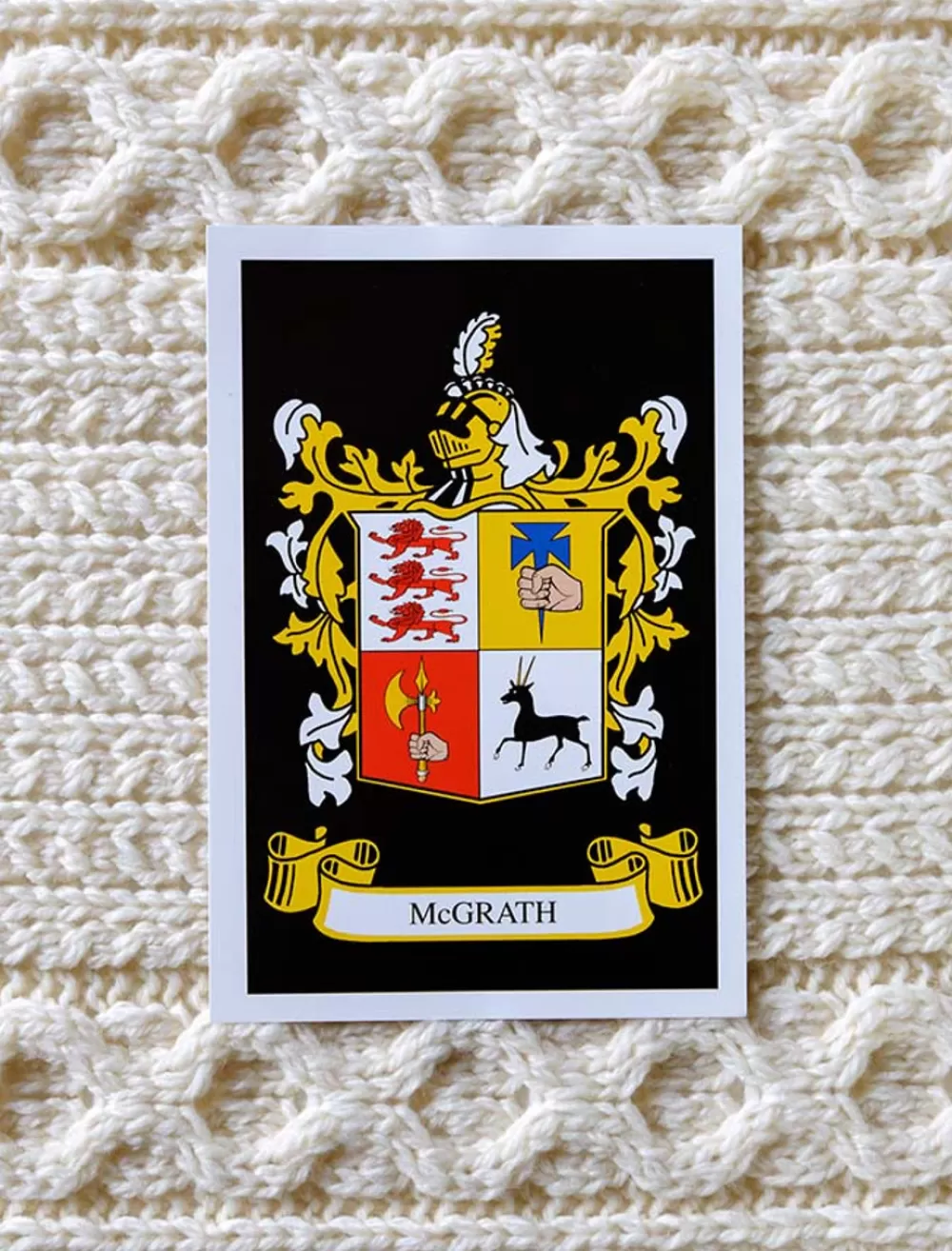 Store Mc Grath Clan Throw, Wool Throw, Irish Throw, Throw Over, Sofa Throw, Sullivan Clan Throws