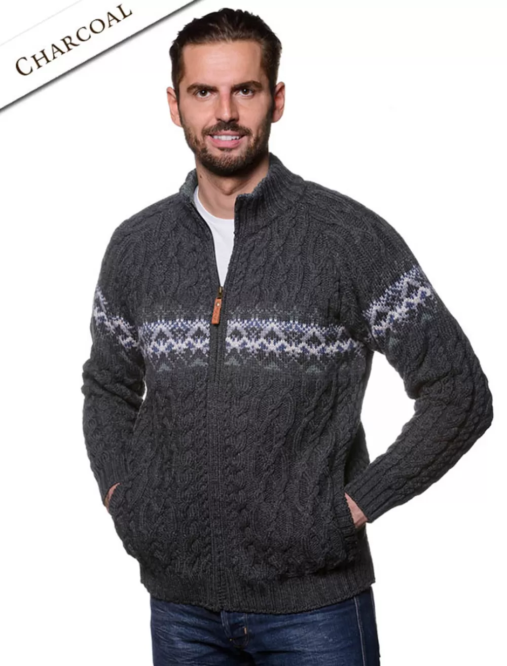 mens_full_zip_cardigan_with_pockets__glenaran_2-1.webp Best Sale Mens Full Zip Cardigan with Pockets | Cardigans, Jackets & Coats