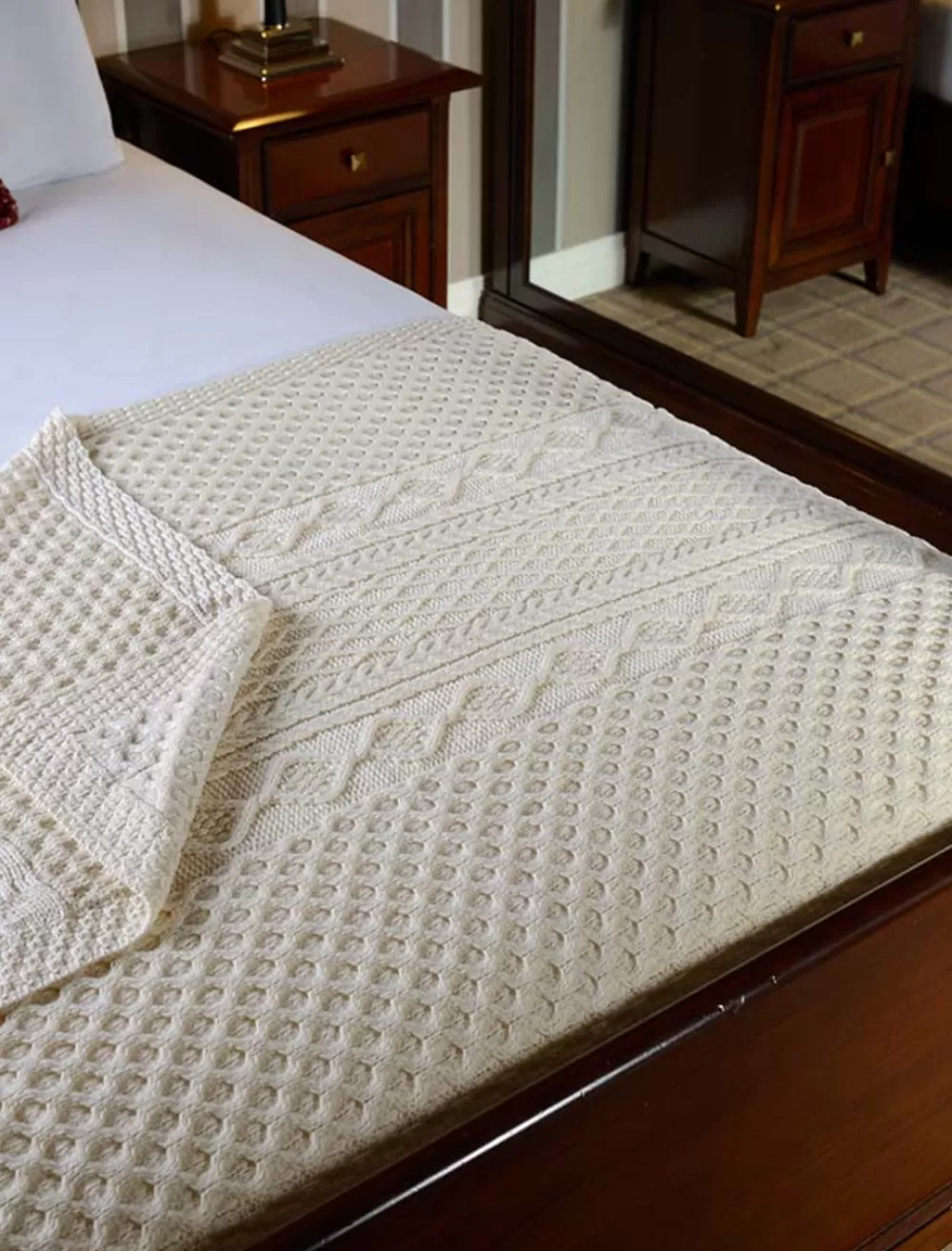 New Mullen Clan Throw, Wool Throw, Irish Throw, Throw Over, Sofa Throw Clan Throws