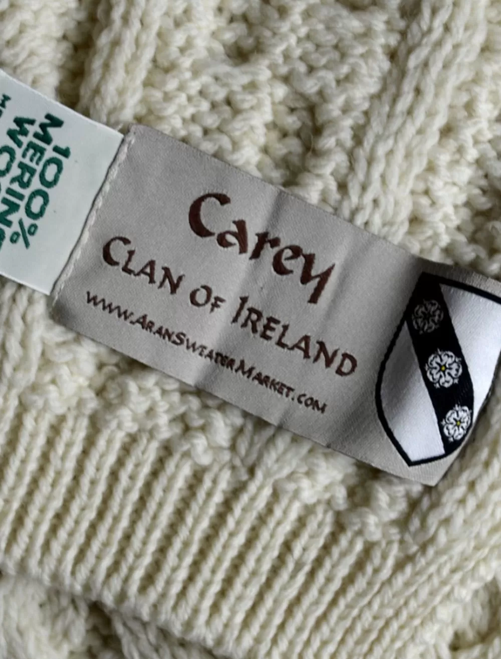 official_carey_clan_scarf_walsh_family_name__glenarans_2-1.webp Clearance Official Carey Clan Scarf, Walsh Family Name | s Clan Scarves