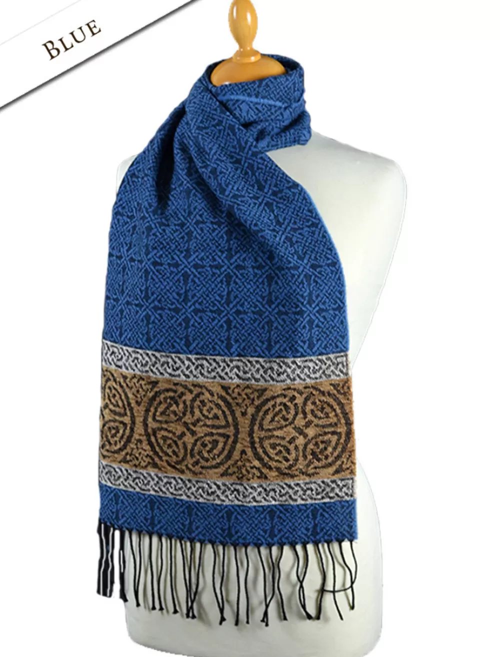 pattern_scarf_glenaran_scarves_from_ireland__glenaran_2-2.webp Discount Pattern Scarf, Scarves from Ireland | Women Celtic Design Scarves