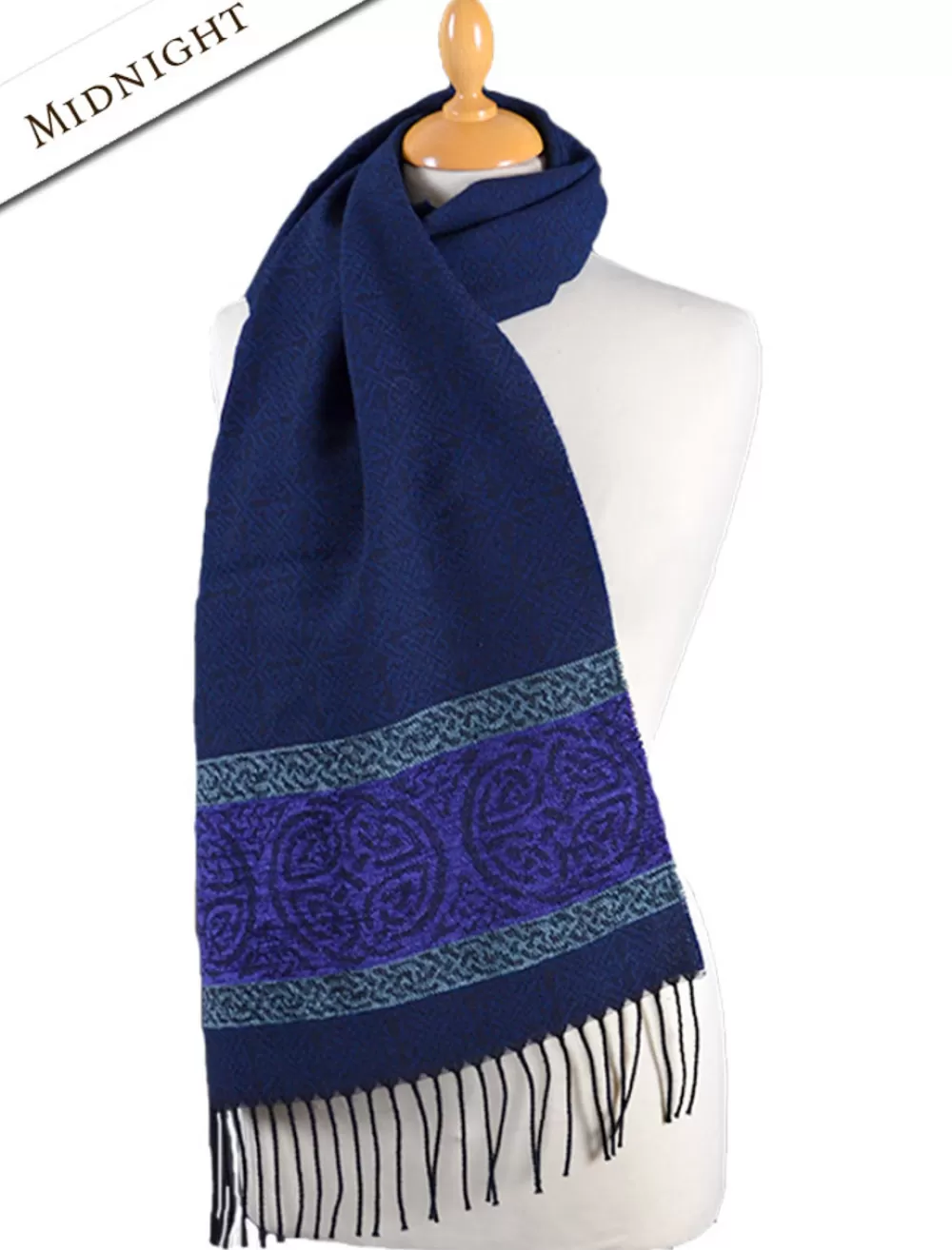 pattern_scarf_glenaran_scarves_from_ireland__glenaran_5-2.webp Discount Pattern Scarf, Scarves from Ireland | Women Celtic Design Scarves