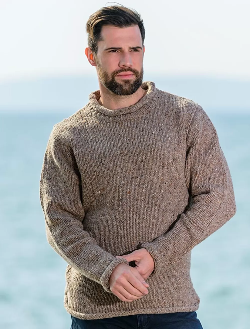 Best Sale Roll Neck Sweater - Fisherman Sweater - [Free Shipping Offer] Sweaters